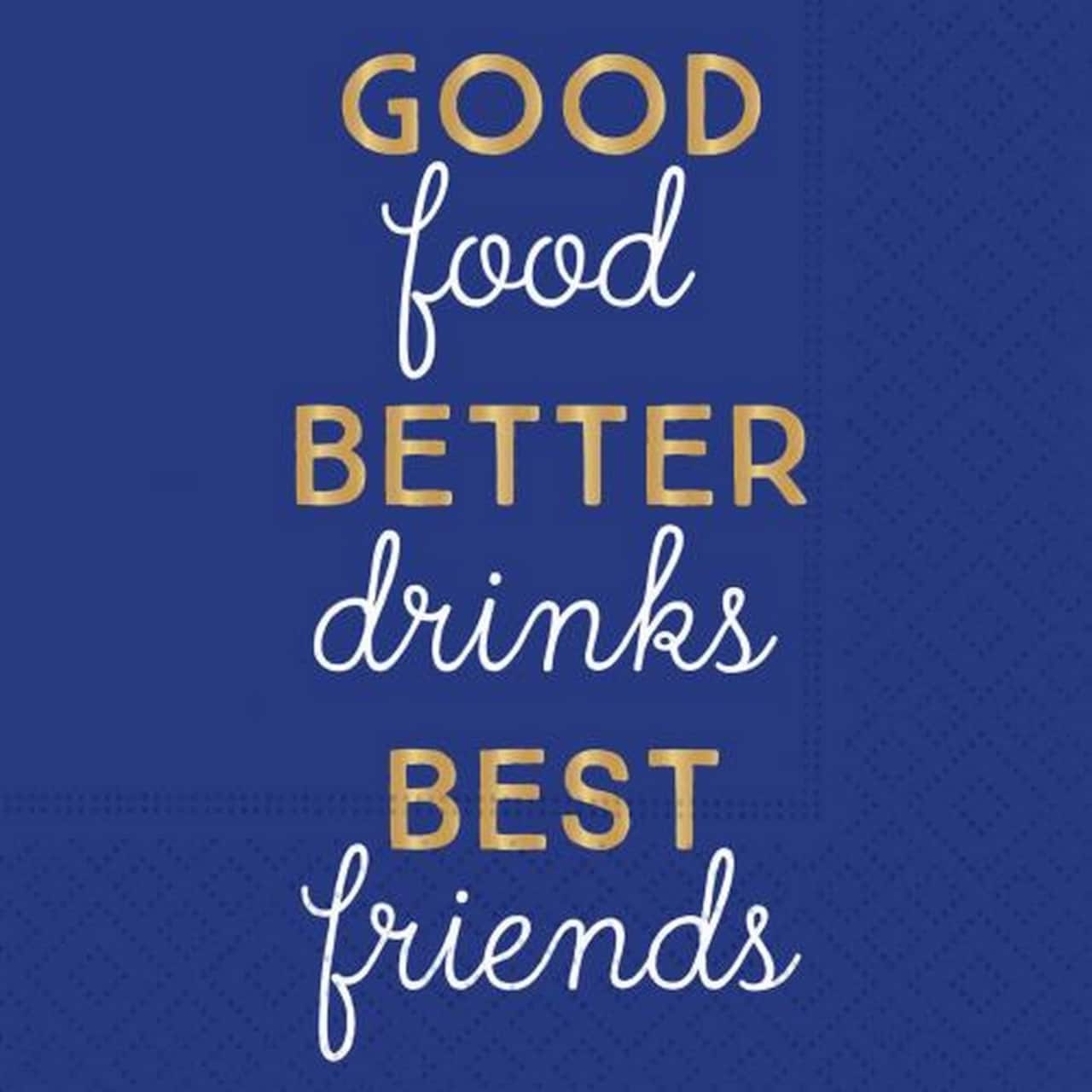 JAM Paper Good, Better, Best Cocktail Napkins, 40ct.